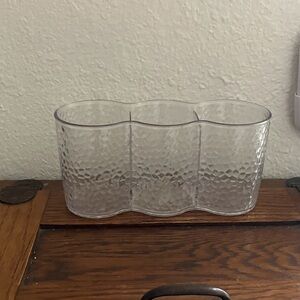 InterDesign Rain Cosmetics Trio Cups Container